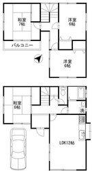 中山貸家の物件間取画像